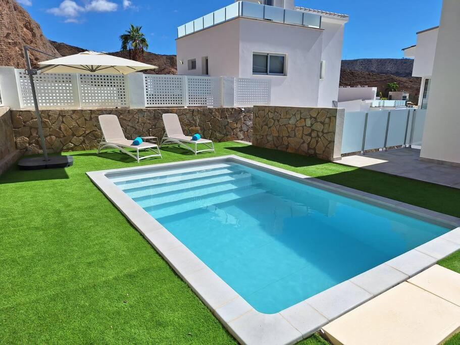 Malibu Mogan Secret Pool Villa - Piscina Privada Y Climatizada - Exclusive Heated Pool La Playa de Tauro Exteriör bild