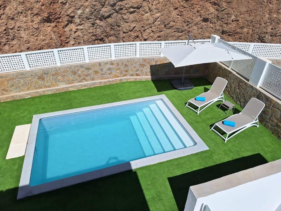 Malibu Mogan Secret Pool Villa - Piscina Privada Y Climatizada - Exclusive Heated Pool La Playa de Tauro Exteriör bild