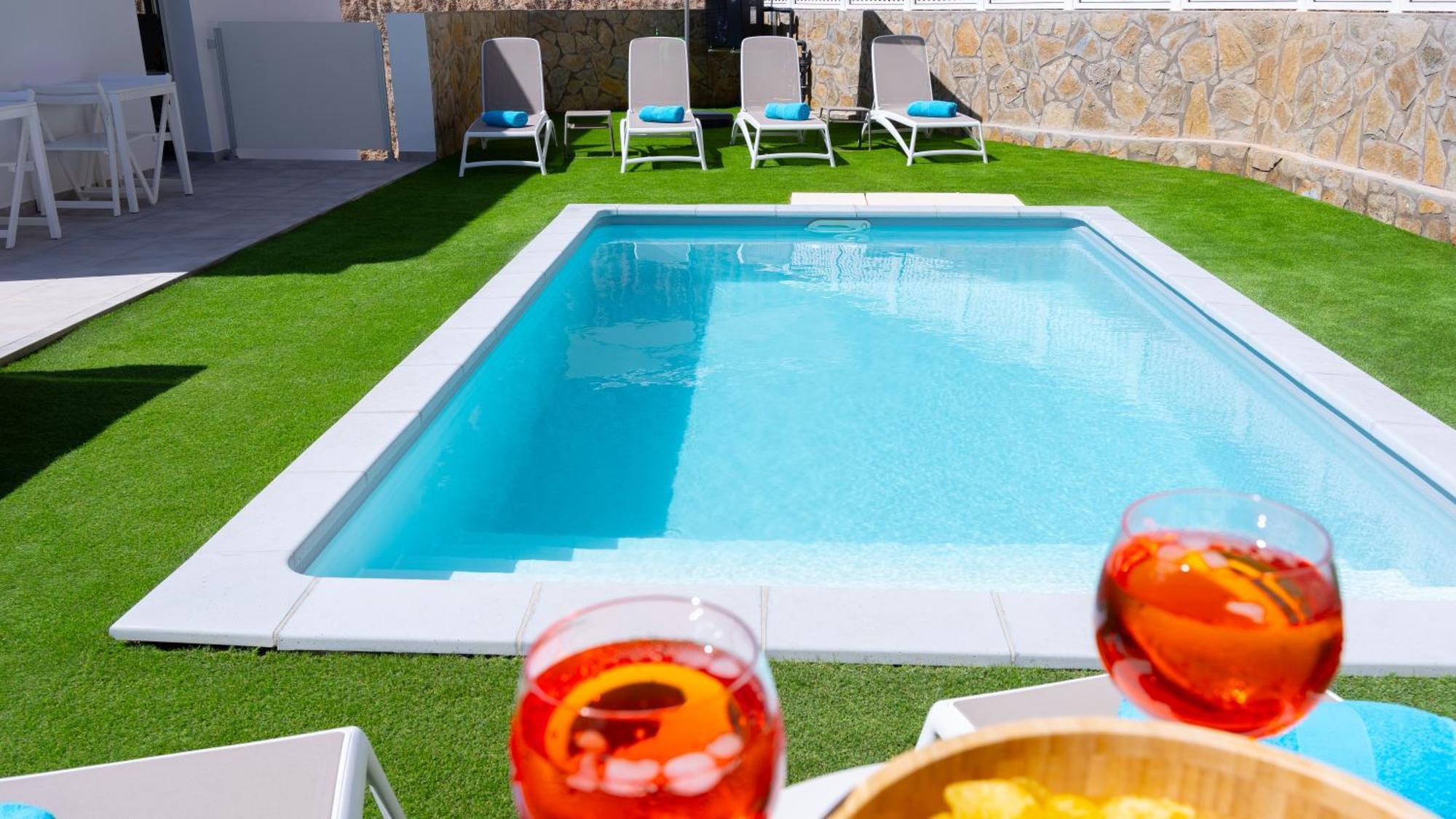 Malibu Mogan Secret Pool Villa - Piscina Privada Y Climatizada - Exclusive Heated Pool La Playa de Tauro Exteriör bild